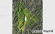 Satellite Map of Yongsheng, semi-desaturated