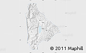 Silver Style Map of Yongsheng, single color outside