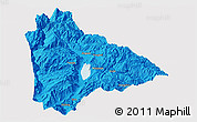 Political Panoramic Map of Yongsheng, cropped outside