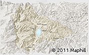 Shaded Relief Panoramic Map of Yongsheng, lighten