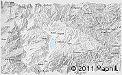 Silver Style Panoramic Map of Yongsheng