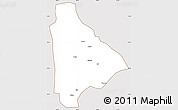 Classic Style Simple Map of Yongsheng, cropped outside
