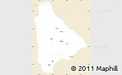Classic Style Simple Map of Yongsheng, single color outside