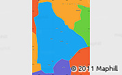 Political Simple Map of Yongsheng