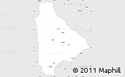 Silver Style Simple Map of Yongsheng