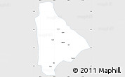 Silver Style Simple Map of Yongsheng, single color outside