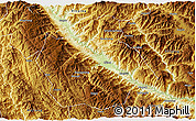 Physical 3D Map of Yuanjiang