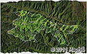 Satellite 3D Map of Yuanyang, darken