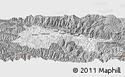 Gray Panoramic Map of Yuanyang