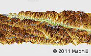 Physical Panoramic Map of Yuanyang