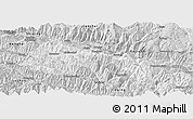 Silver Style Panoramic Map of Yuanyang