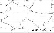 Blank Simple Map of Yuanyang, no labels