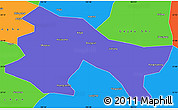 Political Simple Map of Yuanyang