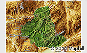 Satellite 3D Map of Zhenkang, physical outside