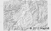Silver Style 3D Map of Zhenkang