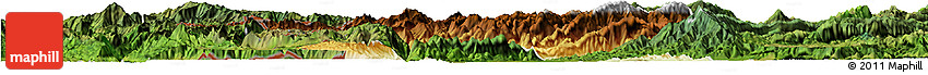 Physical Horizon Map of Zhenkang, satellite outside
