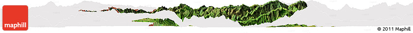 Satellite Horizon Map of Zhenkang, cropped outside