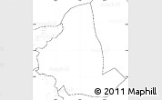 Blank Simple Map of Zhenkang, no labels