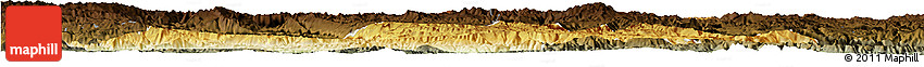 Physical Horizon Map of Zhenxiong, darken
