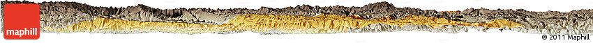 Physical Horizon Map of Zhenxiong, semi-desaturated Physical Horizon Map of Zhenxiong, semi-desaturated