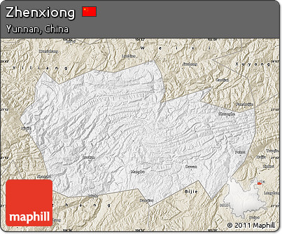 Classic Style Map of Zhenxiong