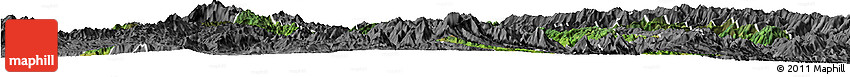 Satellite Horizon Map of Zhenyuan, desaturated Satellite Horizon Map of Zhenyuan, desaturated