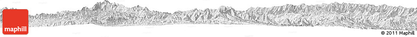 Silver Style Horizon Map of Zhenyuan