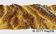Physical Panoramic Map of Zhenyuan