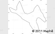 Blank Simple Map of Zhenyuan, cropped outside, no labels