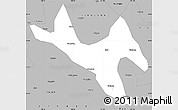 Gray Simple Map of Zhenyuan