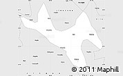 Silver Style Simple Map of Zhenyuan