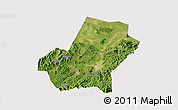 Satellite 3D Map of Anji, cropped outside