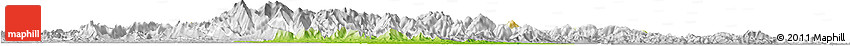 Physical Horizon Map of Anji, lighten, desaturated