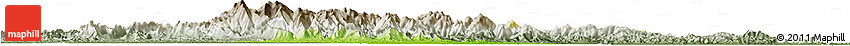 Physical Horizon Map of Anji, semi-desaturated
