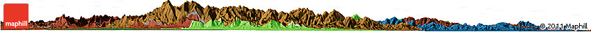 Political Horizon Map of Anji, darken