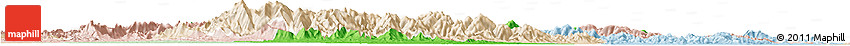 Political Horizon Map of Anji, lighten