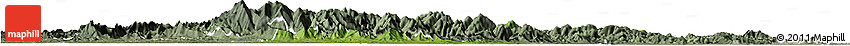 Satellite Horizon Map of Anji, semi-desaturated