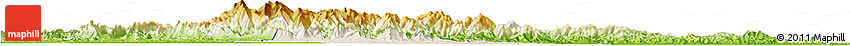 Shaded Relief Horizon Map of Anji, physical outside