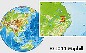 Physical Location Map of Anji