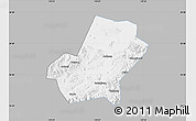 Gray Map of Anji, single color outside