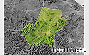Satellite Map of Anji, desaturated