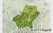 Satellite Map of Anji, lighten