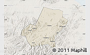Shaded Relief Map of Anji, lighten