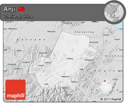 Silver Style Map of Anji