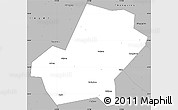 Gray Simple Map of Anji