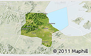 Satellite 3D Map of Changxing, lighten