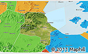 Satellite 3D Map of Changxing, political outside