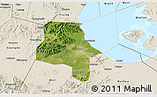 Satellite 3D Map of Changxing, shaded relief outside
