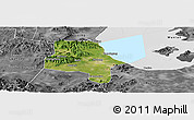 Satellite Panoramic Map of Changxing, desaturated