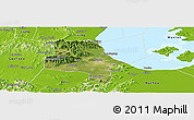 Satellite Panoramic Map of Changxing, physical outside